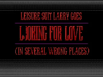 Leisure Suit Larry 2 - Goes Looking for Love_Disk2 screen shot title
